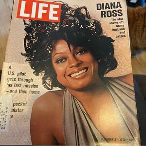 Vintage LIFE Magazine with Diana Ross Cover